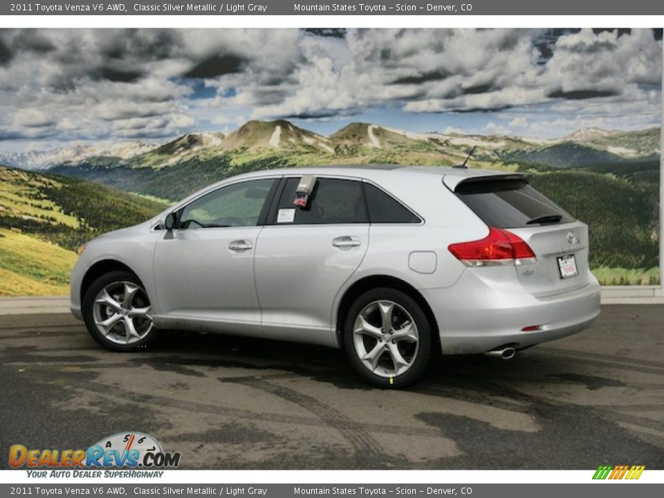 Classic Silver Metallic 2011 Toyota Venza V6 AWD Photo #3