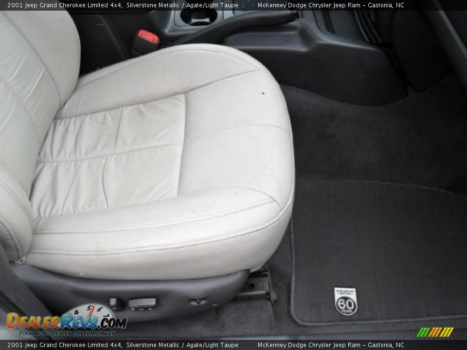 Agate/Light Taupe Interior - 2001 Jeep Grand Cherokee Limited 4x4 Photo #22