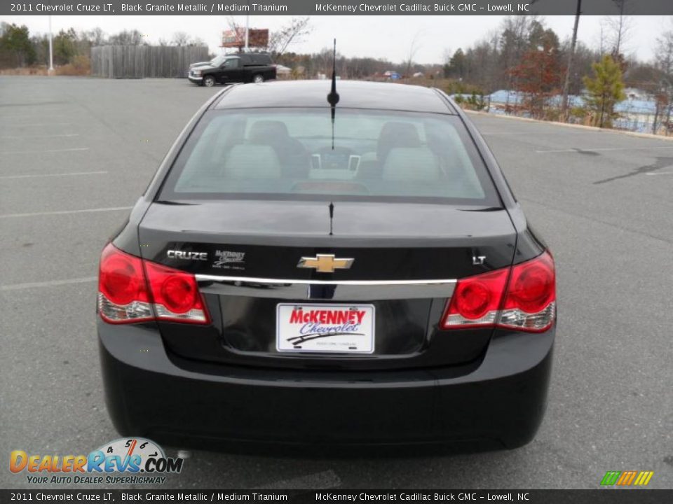 2011 Chevrolet Cruze LT Black Granite Metallic / Medium Titanium Photo #3