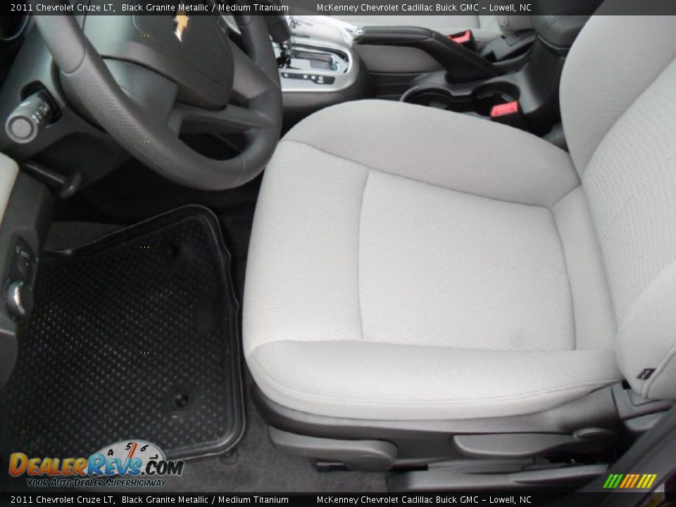 2011 Chevrolet Cruze LT Black Granite Metallic / Medium Titanium Photo #7