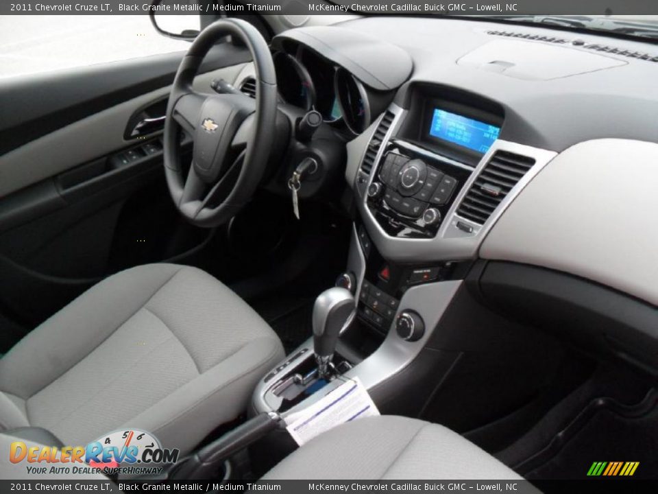 2011 Chevrolet Cruze LT Black Granite Metallic / Medium Titanium Photo #19