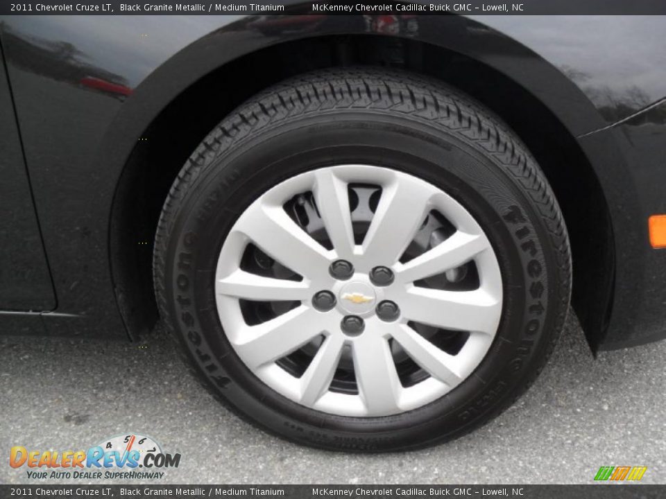 2011 Chevrolet Cruze LT Black Granite Metallic / Medium Titanium Photo #22