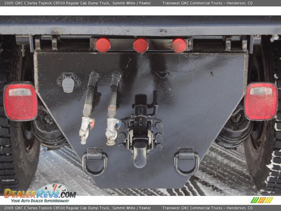 2005 GMC C Series Topkick C8500 Regular Cab Dump Truck Summit White / Pewter Photo #14