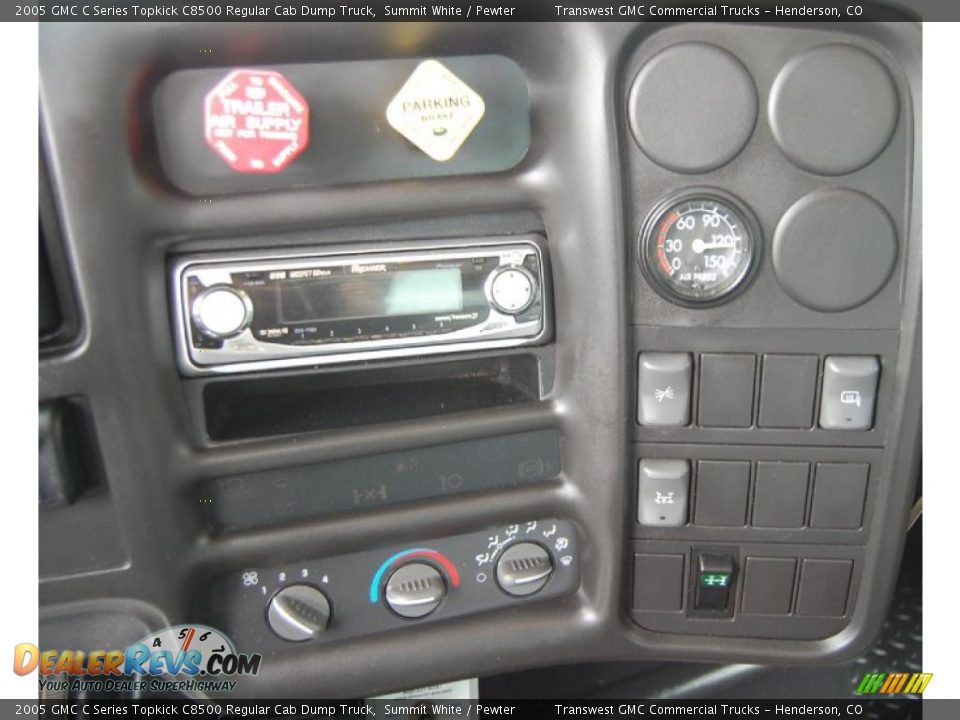 2005 GMC C Series Topkick C8500 Regular Cab Dump Truck Summit White / Pewter Photo #20