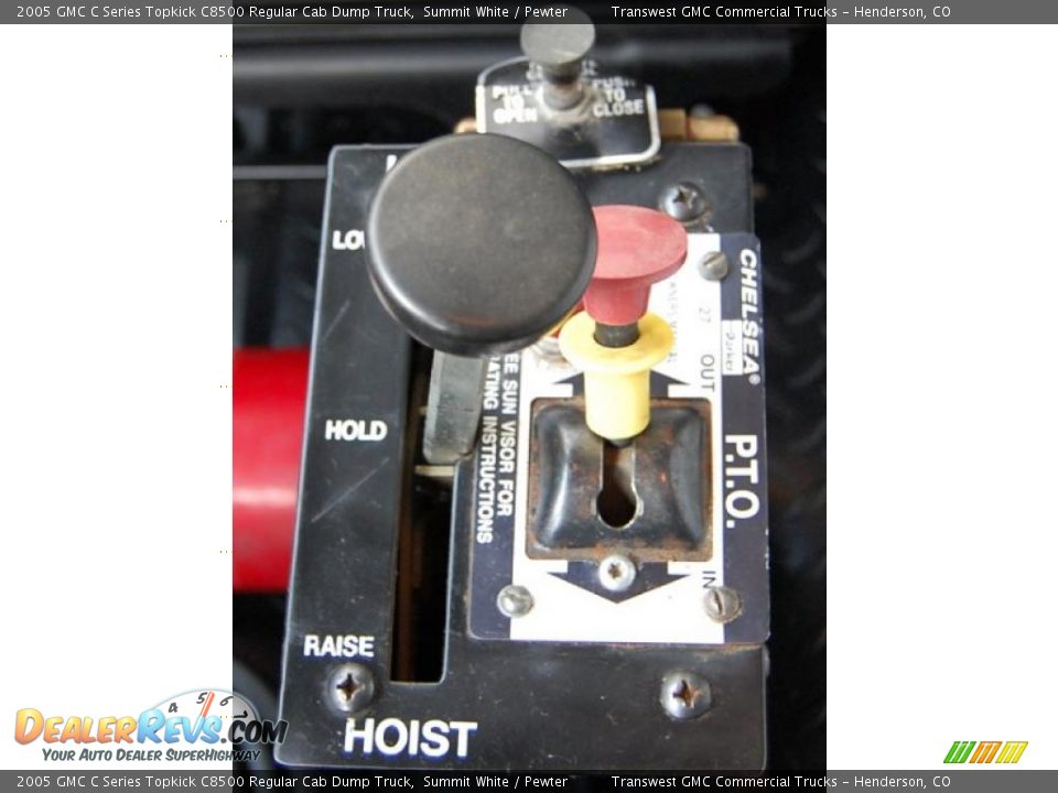 2005 GMC C Series Topkick C8500 Regular Cab Dump Truck Summit White / Pewter Photo #23