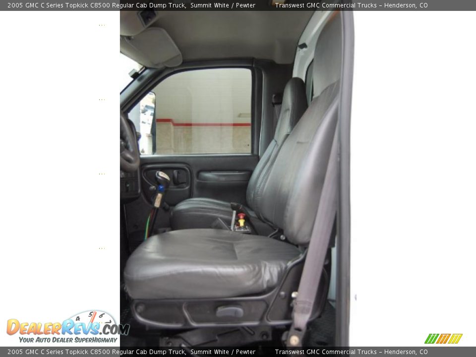 2005 GMC C Series Topkick C8500 Regular Cab Dump Truck Summit White / Pewter Photo #24