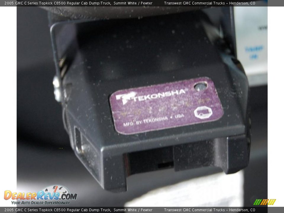 2005 GMC C Series Topkick C8500 Regular Cab Dump Truck Summit White / Pewter Photo #27