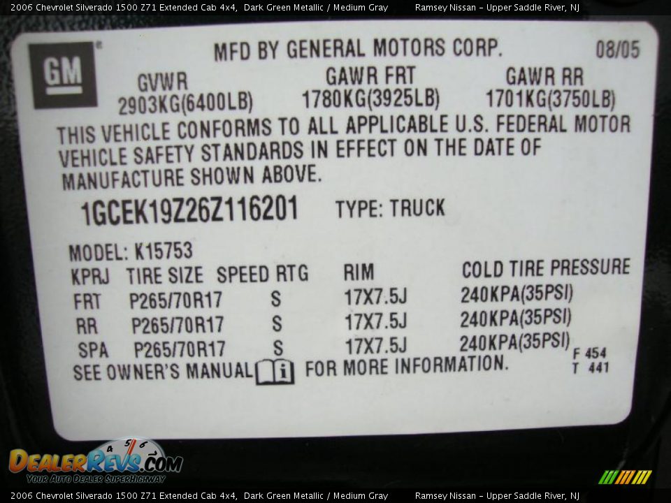 2006 Chevrolet Silverado 1500 Z71 Extended Cab 4x4 Dark Green Metallic / Medium Gray Photo #30