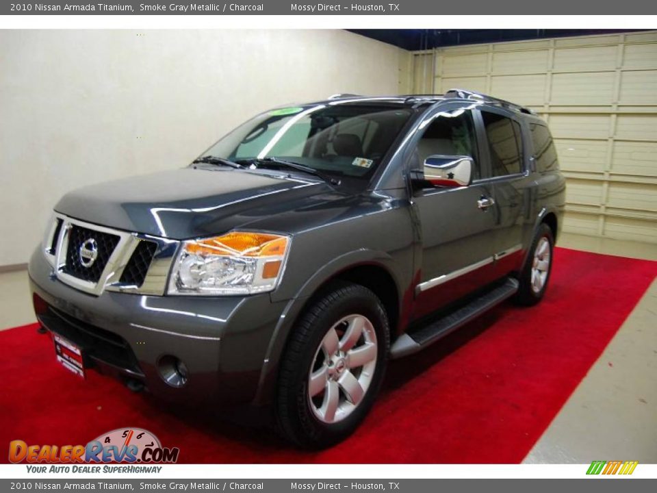 Front 3/4 View of 2010 Nissan Armada Titanium Photo #3