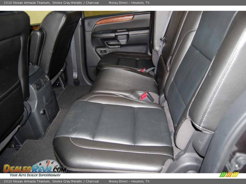 Charcoal Interior - 2010 Nissan Armada Titanium Photo #15