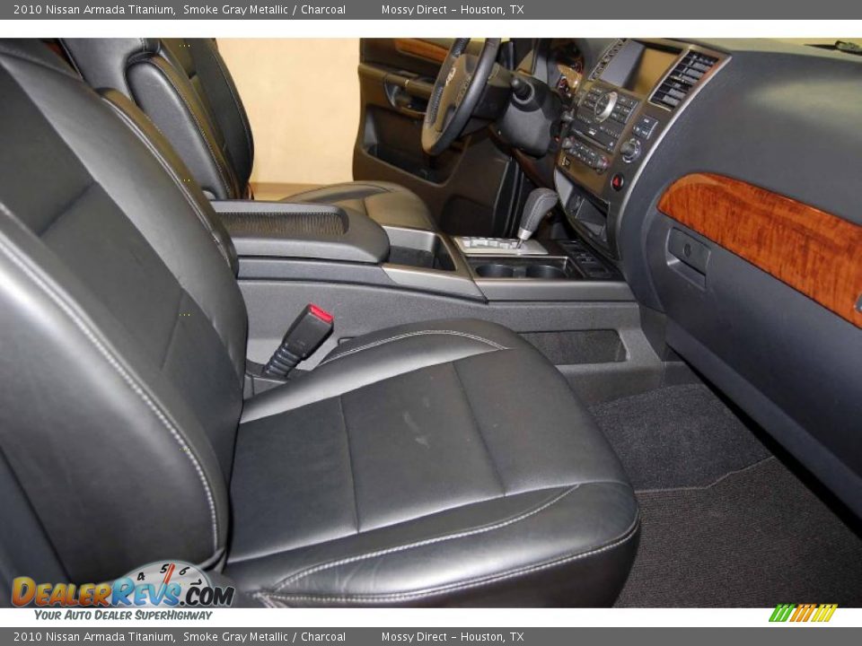 Charcoal Interior - 2010 Nissan Armada Titanium Photo #22