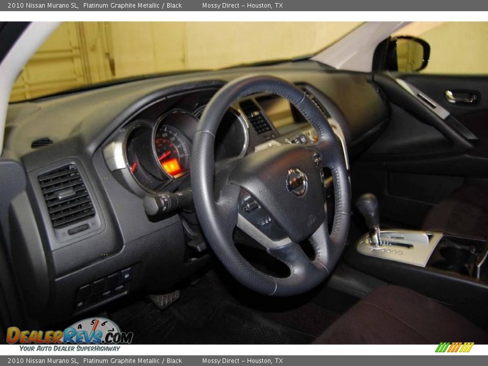Black Interior - 2010 Nissan Murano SL Photo #11