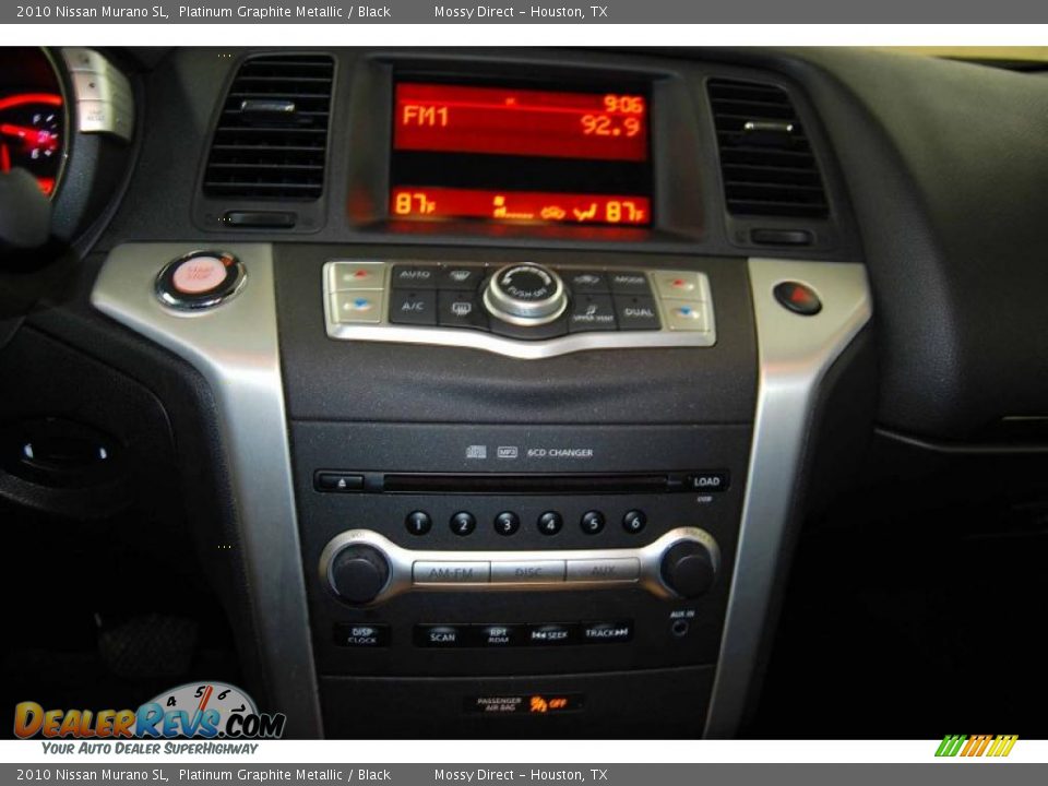 2010 Nissan Murano SL Platinum Graphite Metallic / Black Photo #22