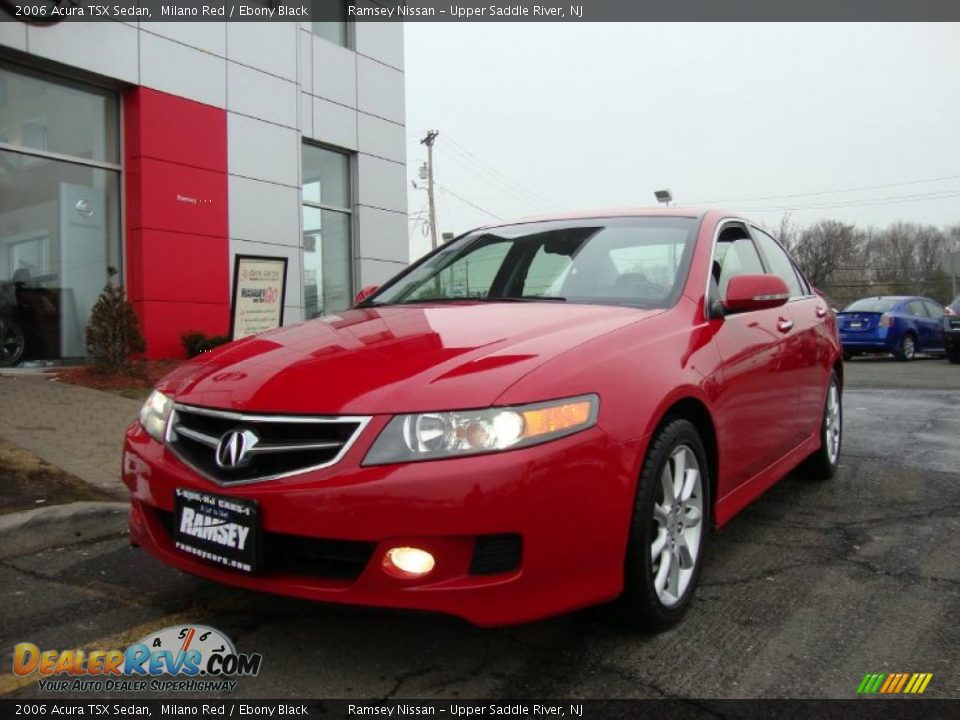 2006 Acura TSX Sedan Milano Red / Ebony Black Photo #1