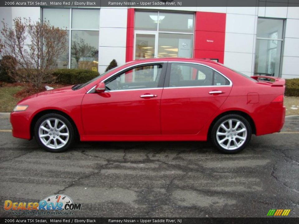 2006 Acura TSX Sedan Milano Red / Ebony Black Photo #2