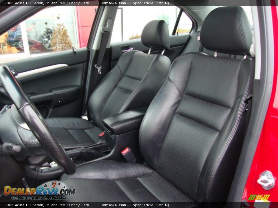 2006 Acura TSX Sedan Milano Red / Ebony Black Photo #16