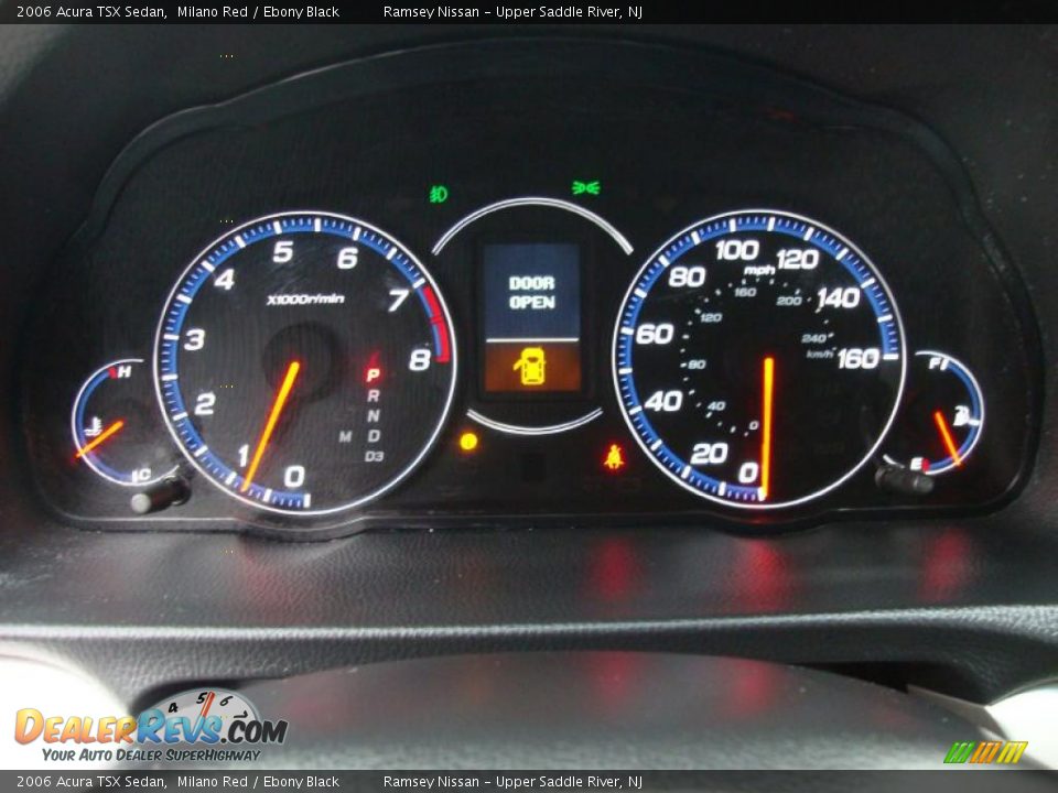 2006 Acura TSX Sedan Milano Red / Ebony Black Photo #18
