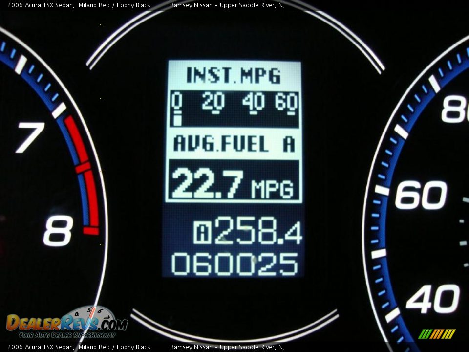2006 Acura TSX Sedan Milano Red / Ebony Black Photo #19
