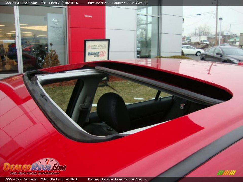 2006 Acura TSX Sedan Milano Red / Ebony Black Photo #20