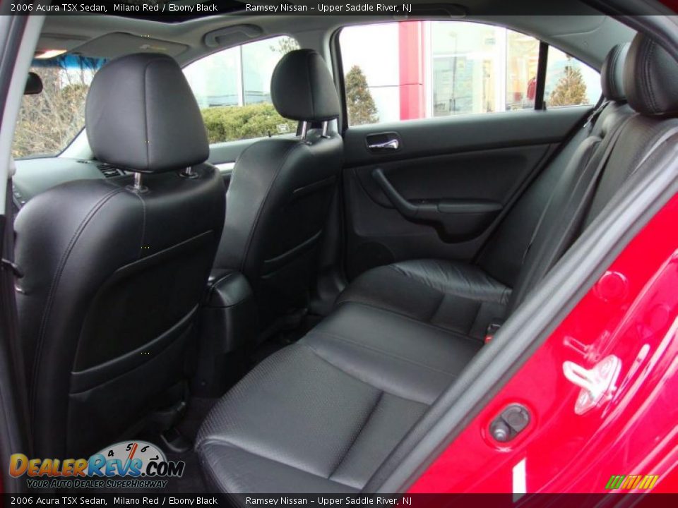 2006 Acura TSX Sedan Milano Red / Ebony Black Photo #26