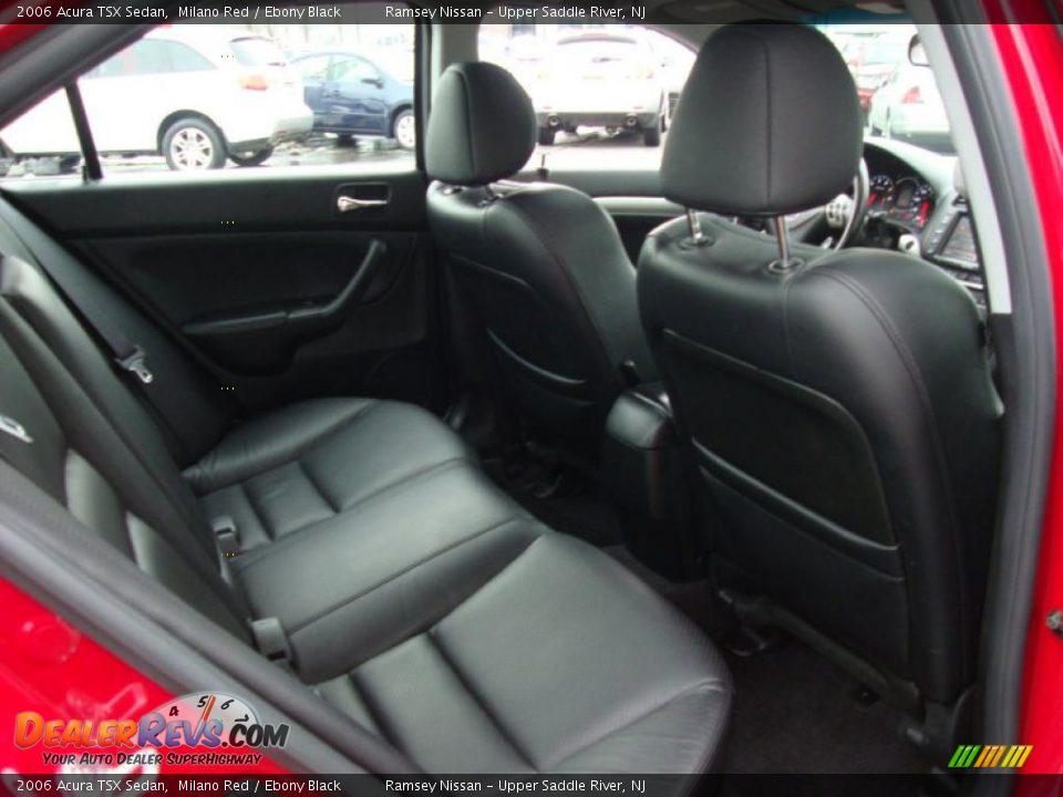 2006 Acura TSX Sedan Milano Red / Ebony Black Photo #28