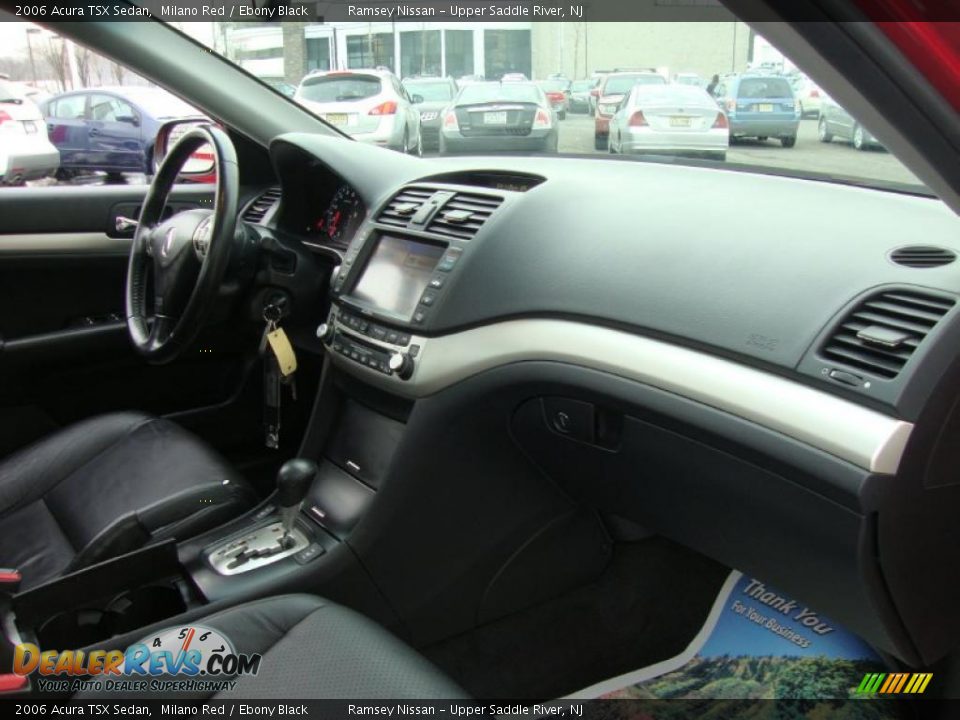 2006 Acura TSX Sedan Milano Red / Ebony Black Photo #30