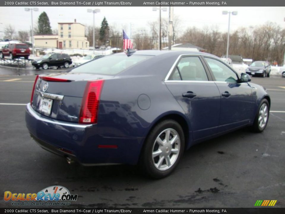 Blue Diamond Tri-Coat 2009 Cadillac CTS Sedan Photo #7