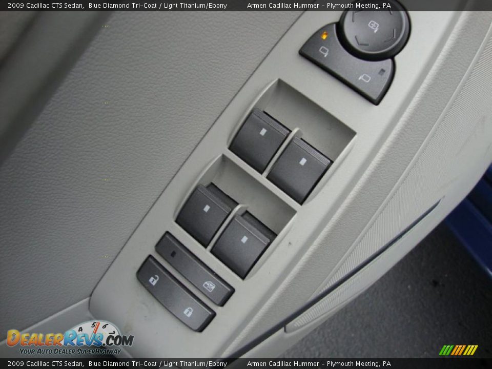 2009 Cadillac CTS Sedan Blue Diamond Tri-Coat / Light Titanium/Ebony Photo #14