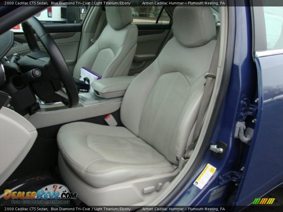 Light Titanium/Ebony Interior - 2009 Cadillac CTS Sedan Photo #16