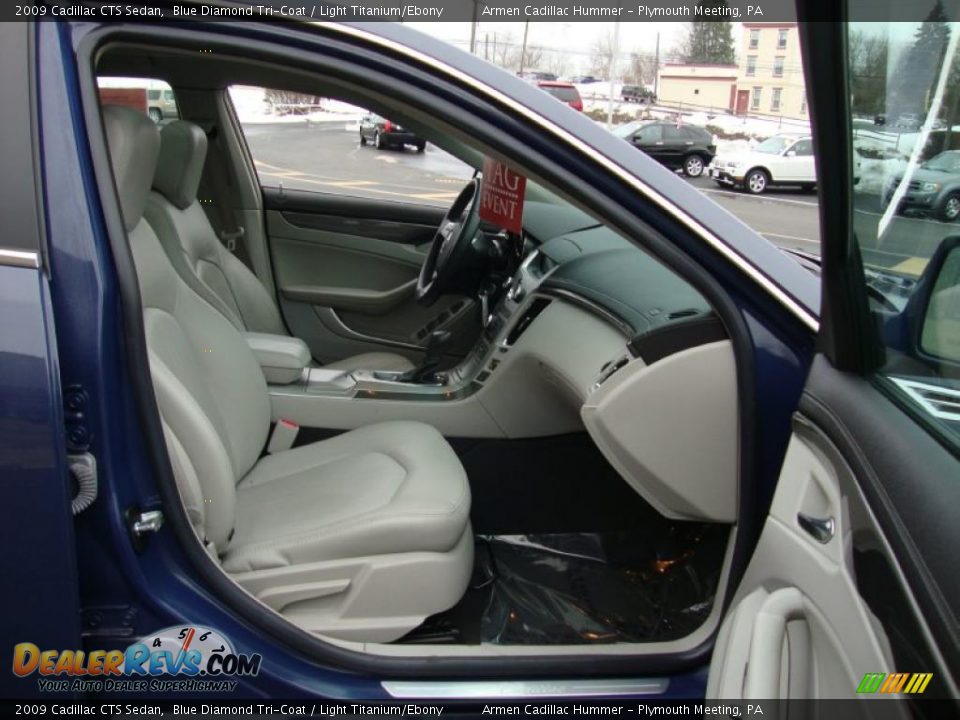 Light Titanium/Ebony Interior - 2009 Cadillac CTS Sedan Photo #19