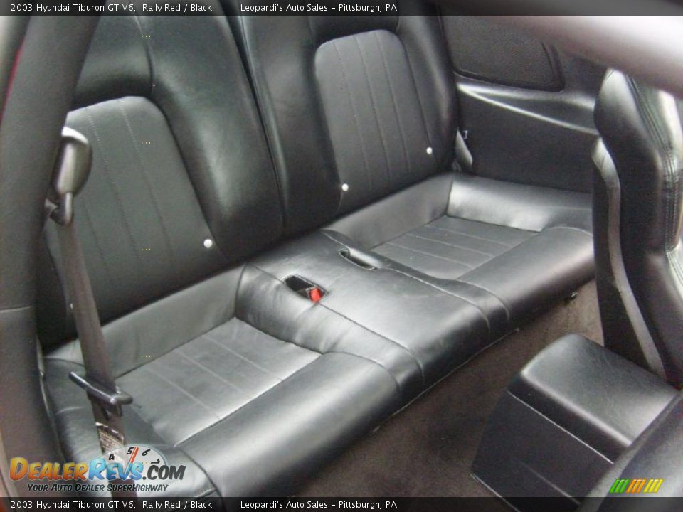 Black Interior 2003 Hyundai Tiburon Gt V6 Photo 18