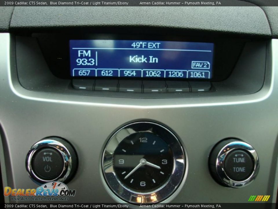 2009 Cadillac CTS Sedan Blue Diamond Tri-Coat / Light Titanium/Ebony Photo #31