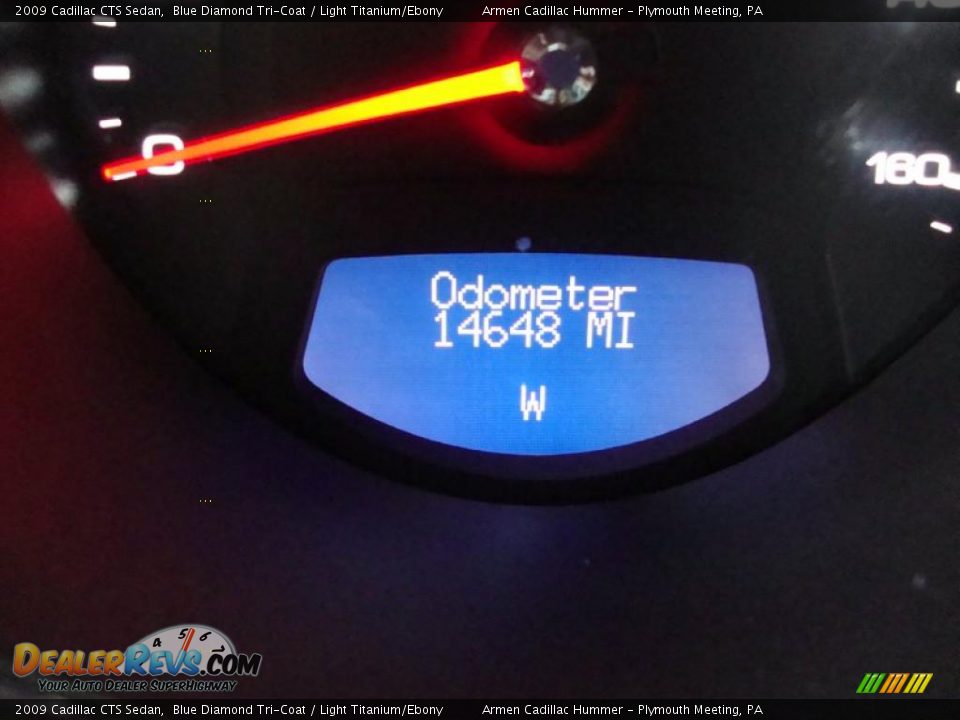 2009 Cadillac CTS Sedan Blue Diamond Tri-Coat / Light Titanium/Ebony Photo #35