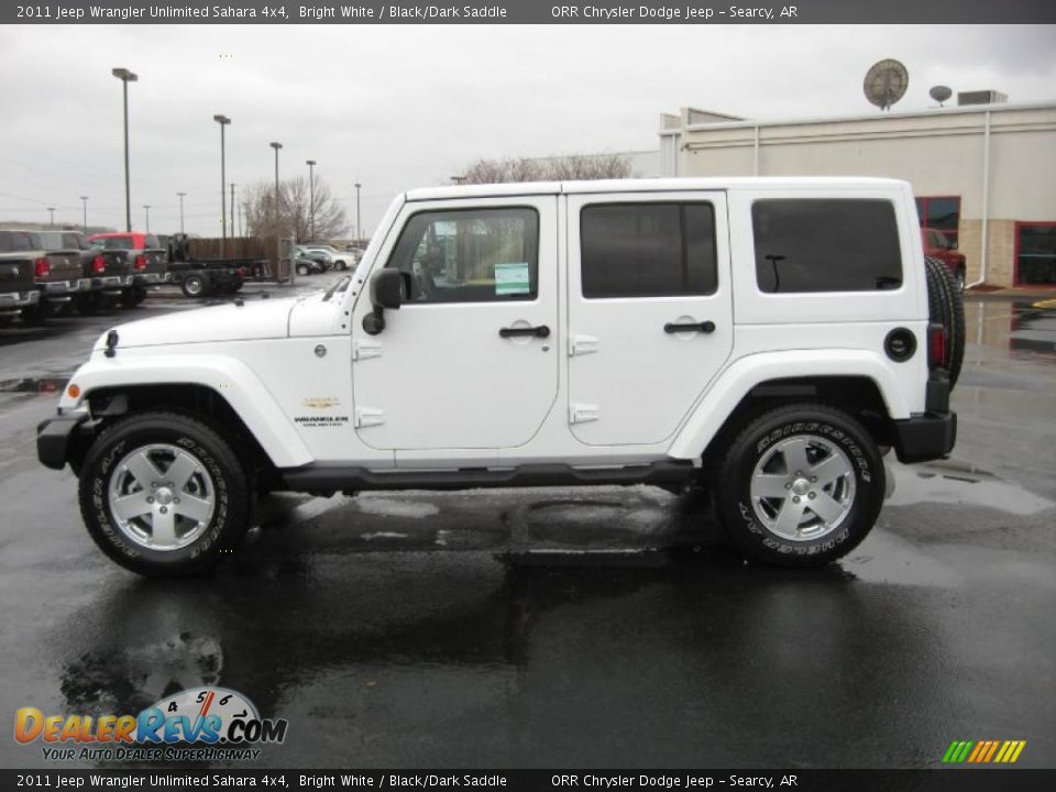 Bright White 2011 Jeep Wrangler Unlimited Sahara 4x4 Photo #8