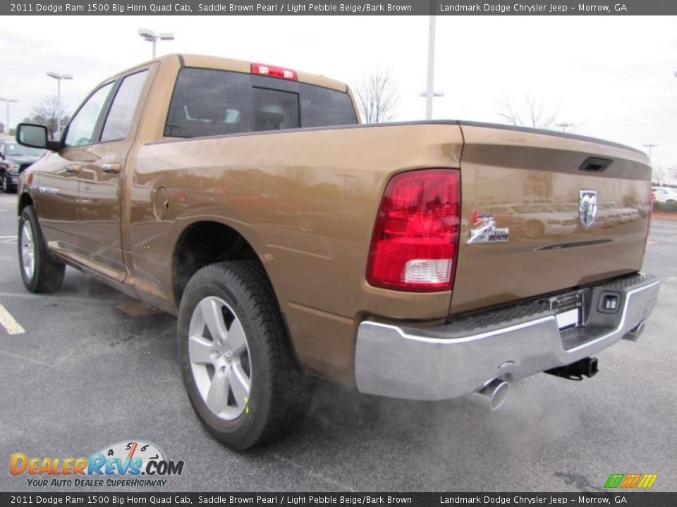 2011 Dodge Ram 1500 Big Horn Quad Cab Saddle Brown Pearl / Light Pebble Beige/Bark Brown Photo #2