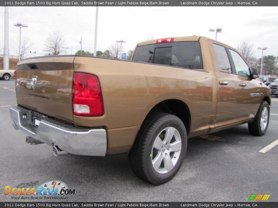 Saddle Brown Pearl 2011 Dodge Ram 1500 Big Horn Quad Cab Photo #3