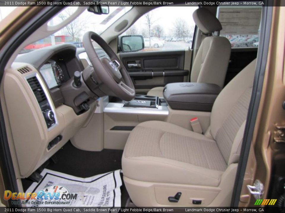 2011 Dodge Ram 1500 Big Horn Quad Cab Saddle Brown Pearl / Light Pebble Beige/Bark Brown Photo #7