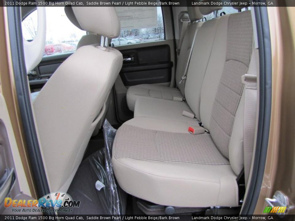 2011 Dodge Ram 1500 Big Horn Quad Cab Saddle Brown Pearl / Light Pebble Beige/Bark Brown Photo #8