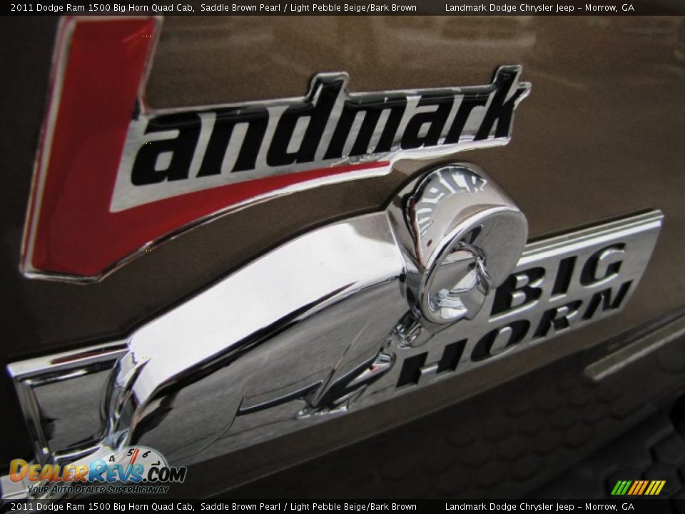 2011 Dodge Ram 1500 Big Horn Quad Cab Saddle Brown Pearl / Light Pebble Beige/Bark Brown Photo #9
