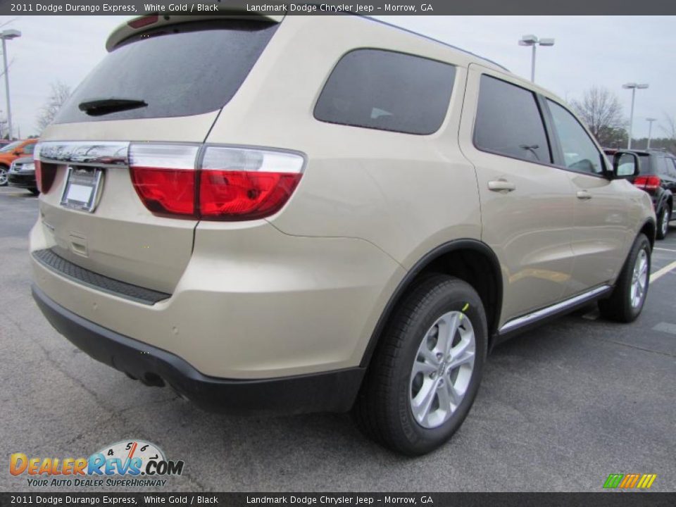 2011 Dodge Durango Express White Gold / Black Photo #3