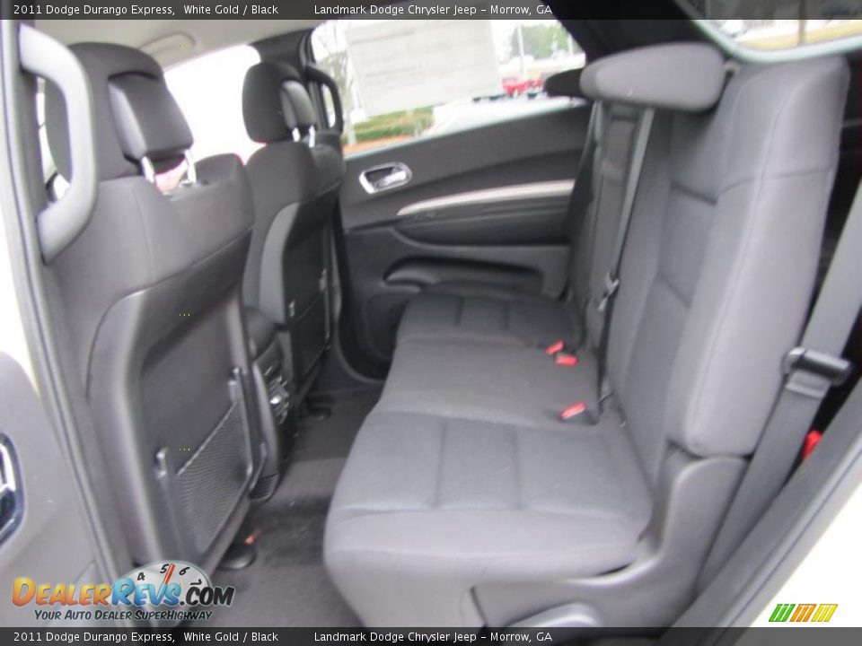 Black Interior - 2011 Dodge Durango Express Photo #7