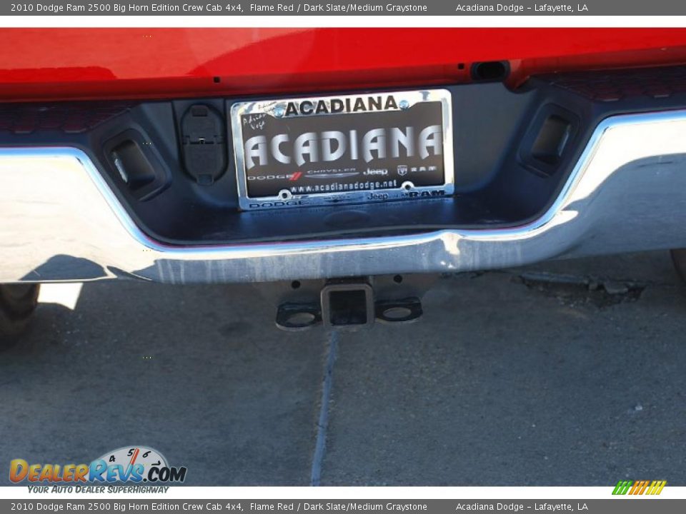 2010 Dodge Ram 2500 Big Horn Edition Crew Cab 4x4 Flame Red / Dark Slate/Medium Graystone Photo #5
