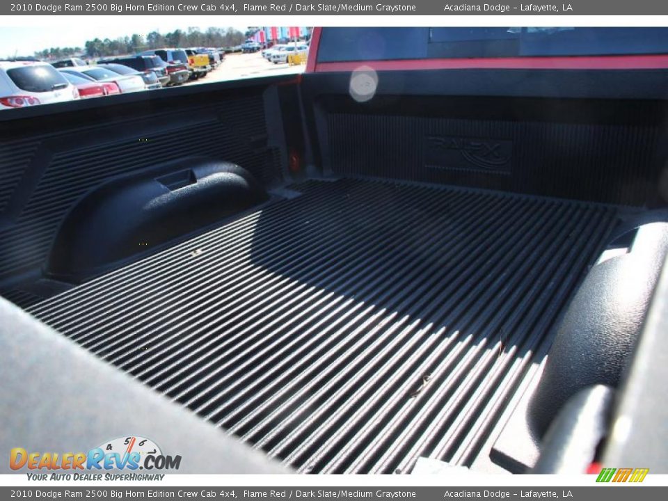 2010 Dodge Ram 2500 Big Horn Edition Crew Cab 4x4 Flame Red / Dark Slate/Medium Graystone Photo #8