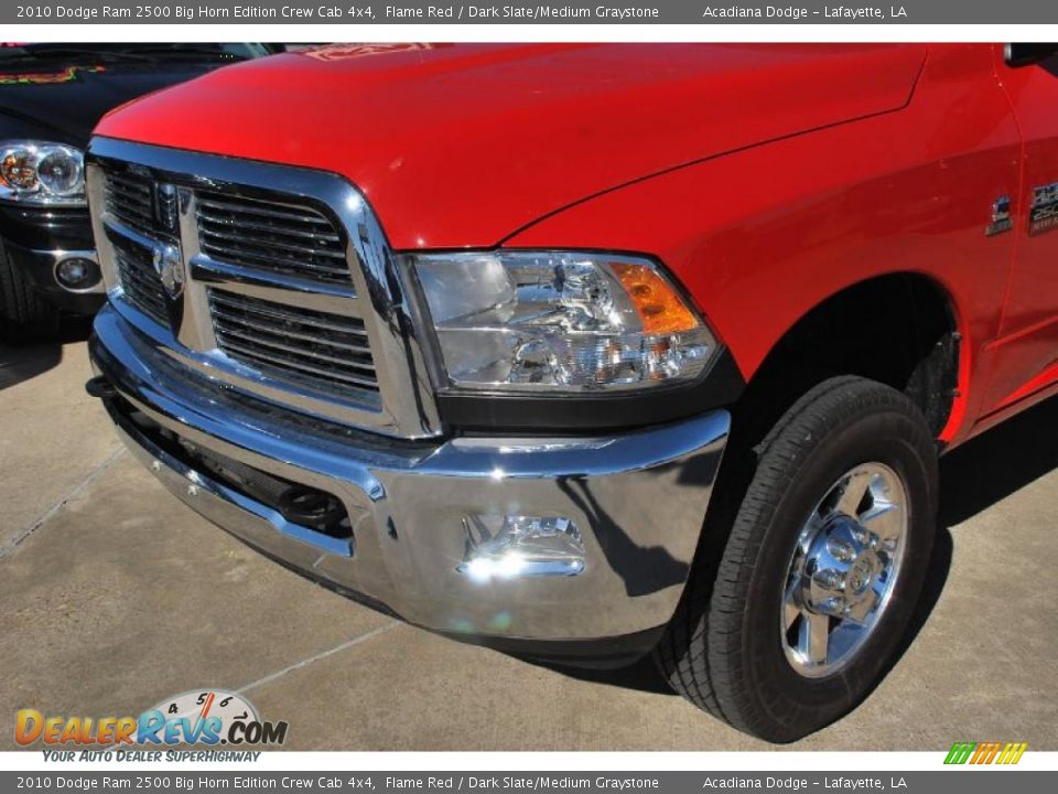 2010 Dodge Ram 2500 Big Horn Edition Crew Cab 4x4 Flame Red / Dark Slate/Medium Graystone Photo #12
