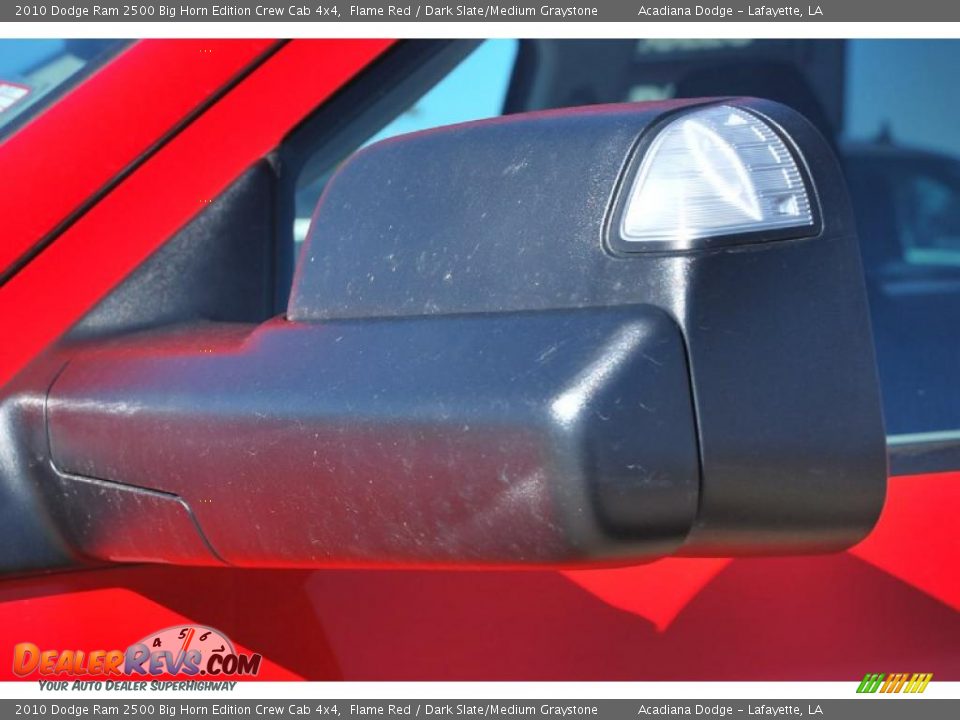 2010 Dodge Ram 2500 Big Horn Edition Crew Cab 4x4 Flame Red / Dark Slate/Medium Graystone Photo #16