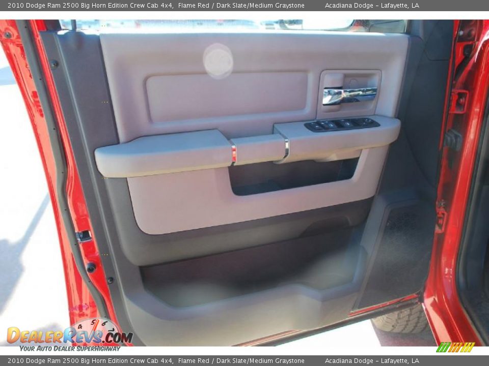 2010 Dodge Ram 2500 Big Horn Edition Crew Cab 4x4 Flame Red / Dark Slate/Medium Graystone Photo #18
