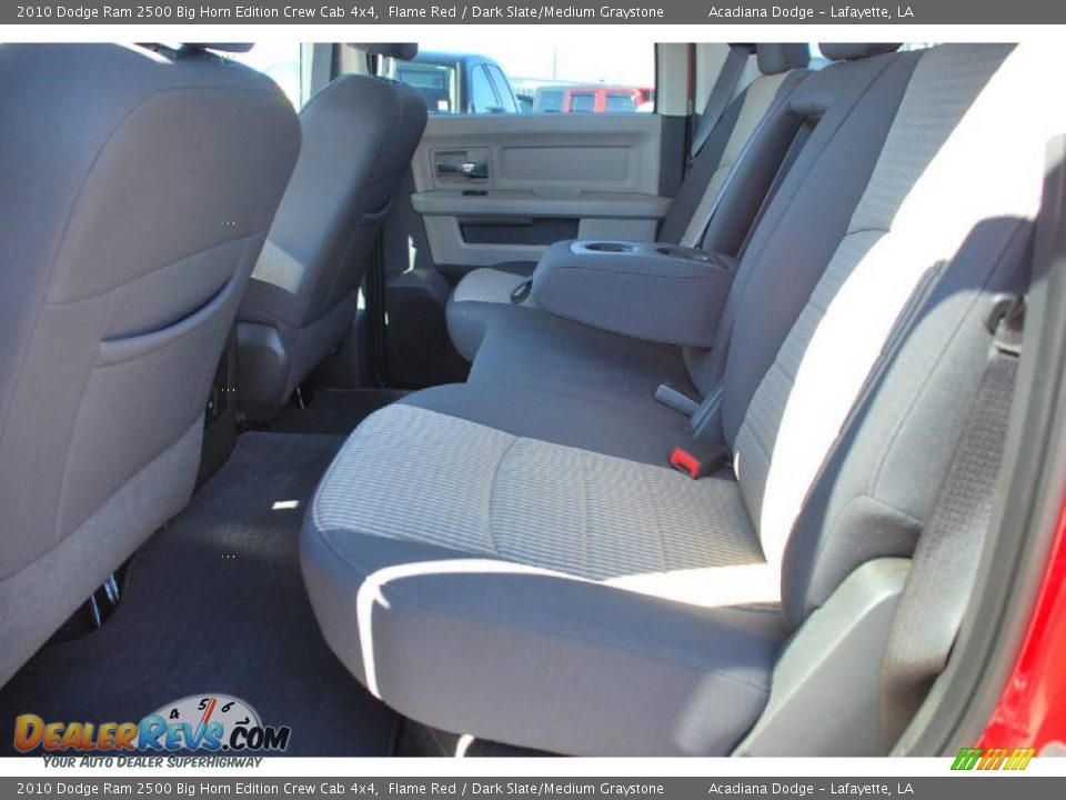 2010 Dodge Ram 2500 Big Horn Edition Crew Cab 4x4 Flame Red / Dark Slate/Medium Graystone Photo #21
