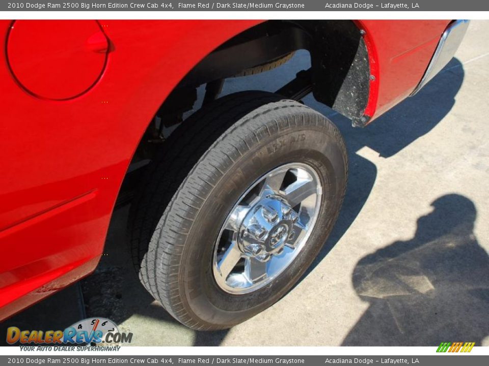 2010 Dodge Ram 2500 Big Horn Edition Crew Cab 4x4 Flame Red / Dark Slate/Medium Graystone Photo #22