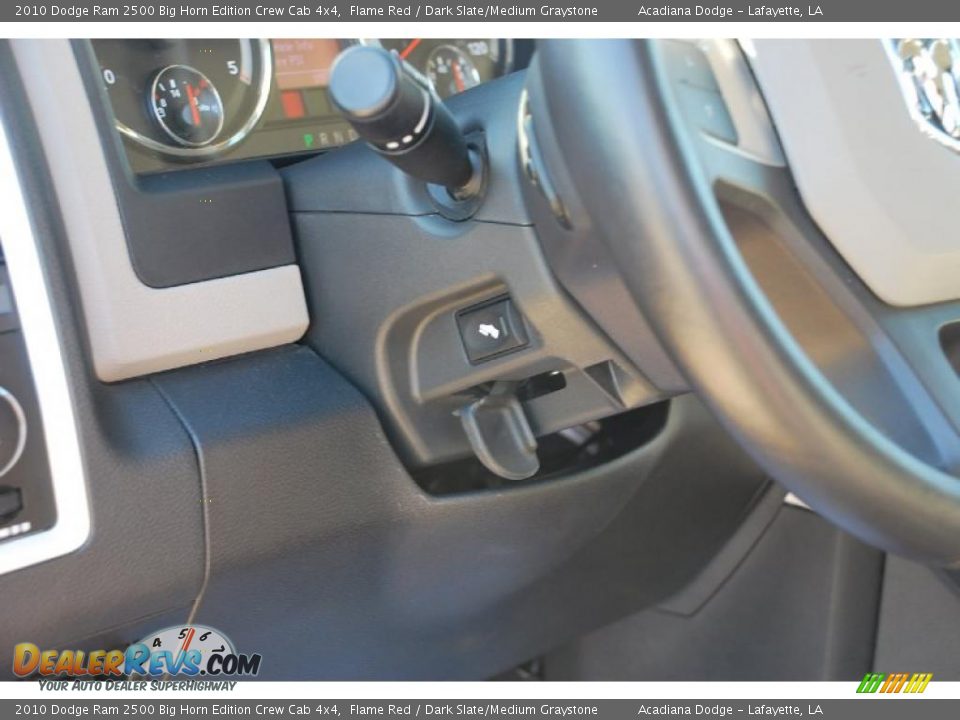 2010 Dodge Ram 2500 Big Horn Edition Crew Cab 4x4 Flame Red / Dark Slate/Medium Graystone Photo #24