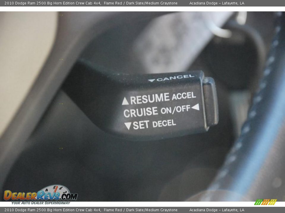 2010 Dodge Ram 2500 Big Horn Edition Crew Cab 4x4 Flame Red / Dark Slate/Medium Graystone Photo #26
